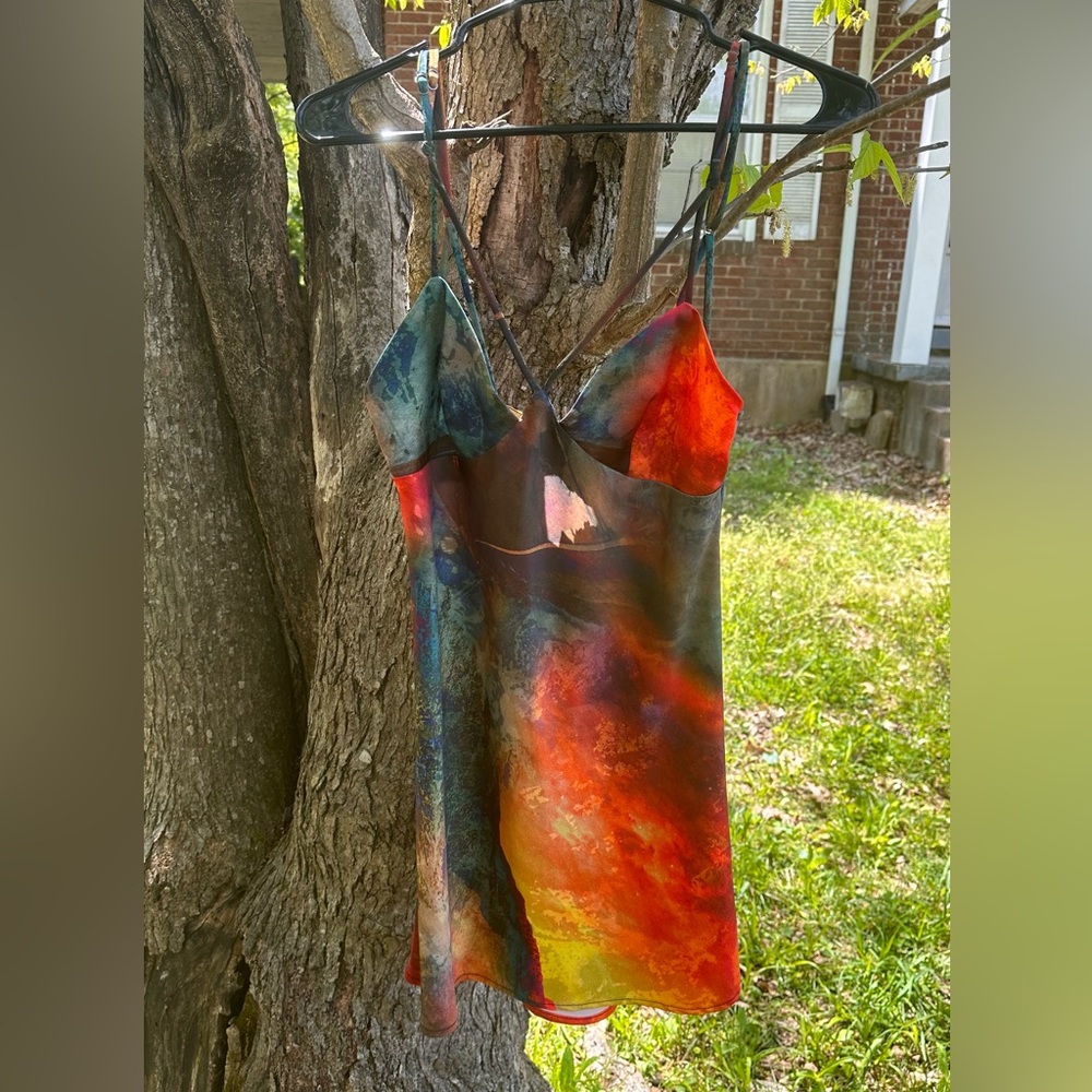 Colorful mini dress